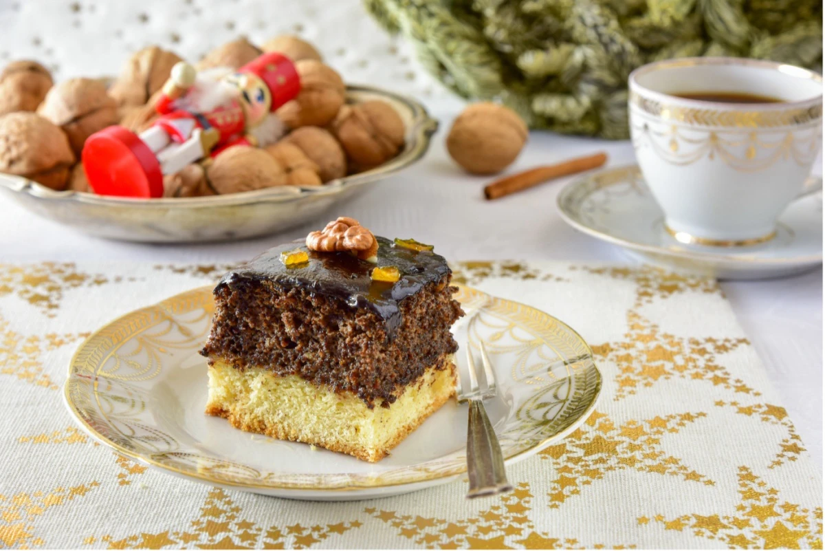 kawałek makowca